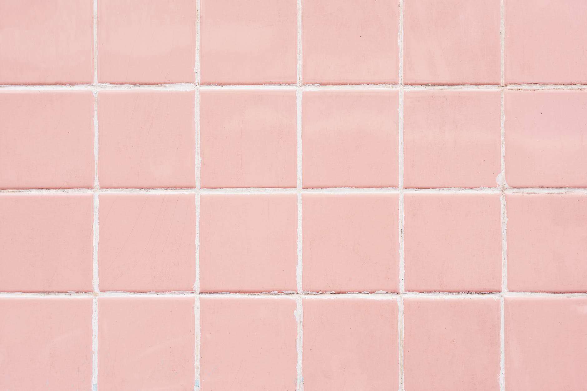Pink tiles