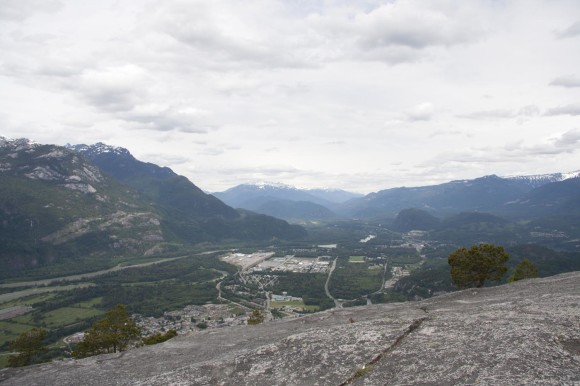The view at the top. It's more exhilarating up there than looking at the photo.