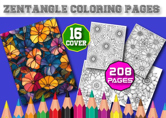 Zentangle Coloring Book Cover