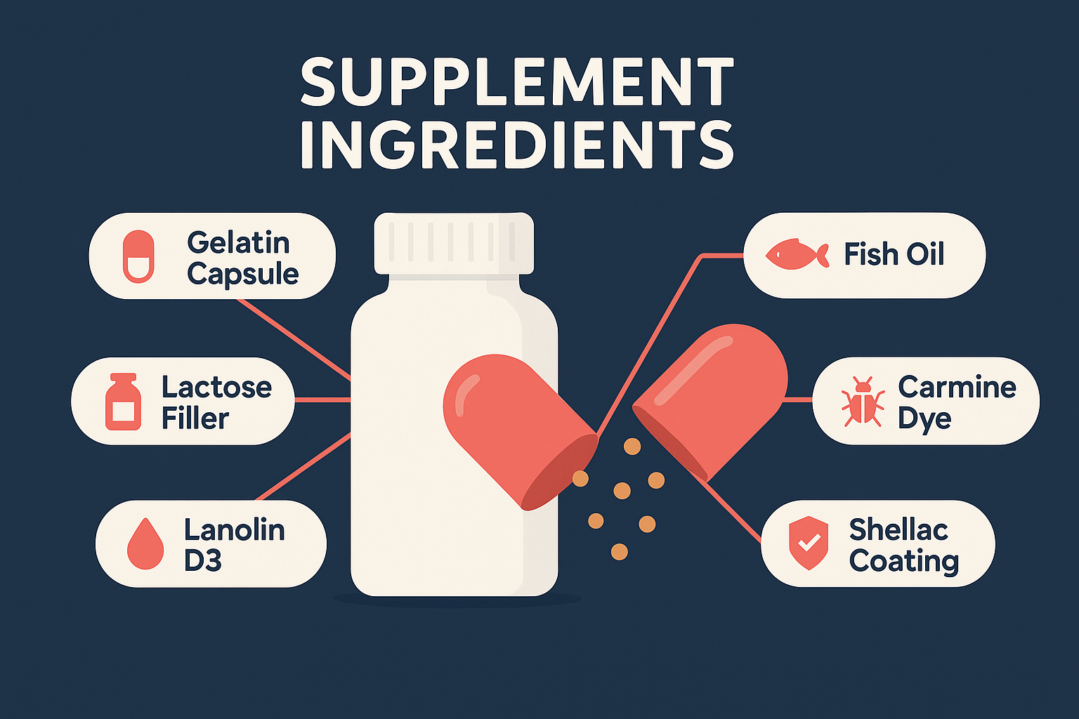Six hidden animal-derived ingredients that break a vegan supplement claim