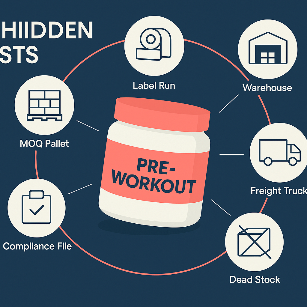 six hidden costs of a traditional private label pre-workout launch