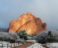 Huge Explosion 2016 MINI Cooper rock sky winter badlands national park mountain snow formation geological phenomenon
