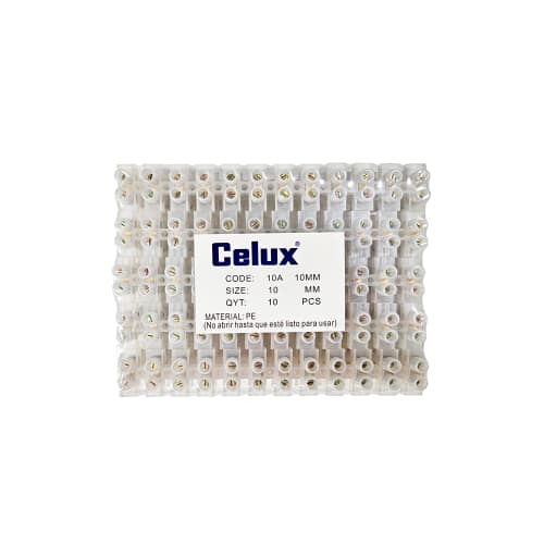 BORNERA 10AMP X 80PAQ (100) CELUX