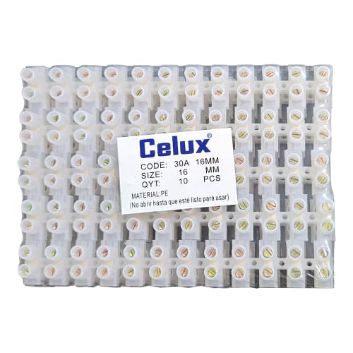 BORNERA 30AMP X 30PAQ (100) CELUX