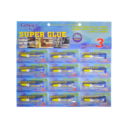 SUPERGLUE PEGADO EXTRA FUERTE AZUL CELUX