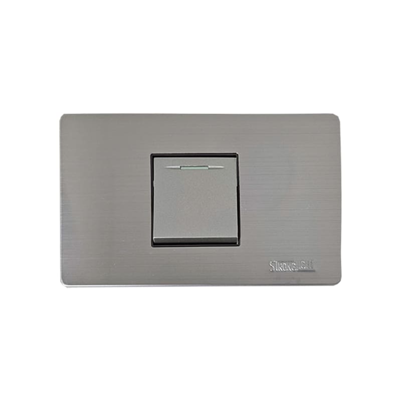 INTERRUPTOR SIMPLE B ACERO PREMIUM STRONGLIGHT