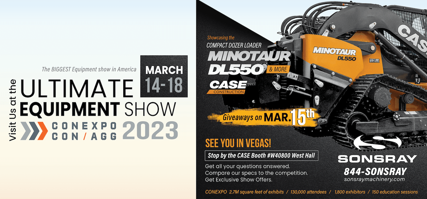 Sonsray Prepares for CONEXPOCON/AGG 2023 Construction Dive