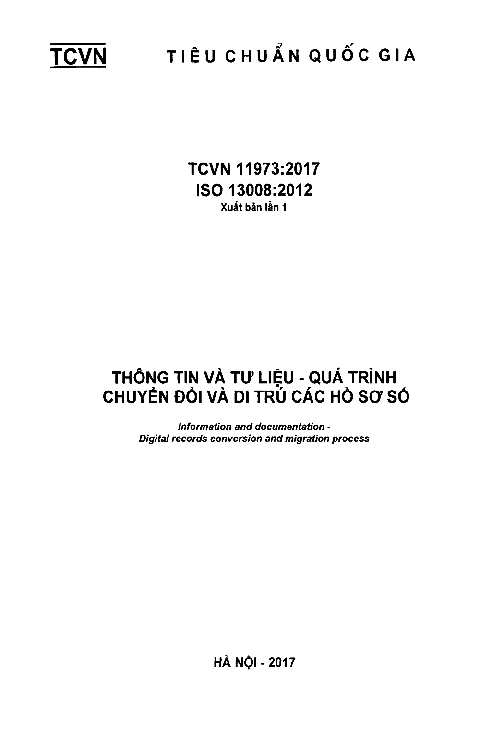 TCVN 11973 2017 ISO 13008 2012