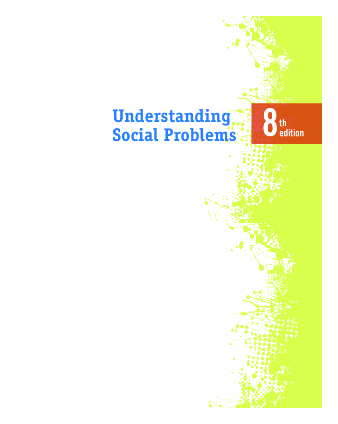 Understanding social problems