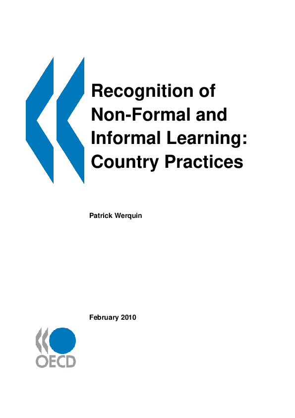 Recognition of Non-Formal and Informal LearningCountry Practices