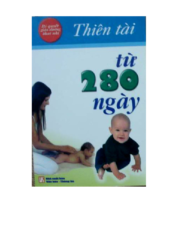Thiên tài từ 280 ngày bí quyết chăm sóc thai nhi
