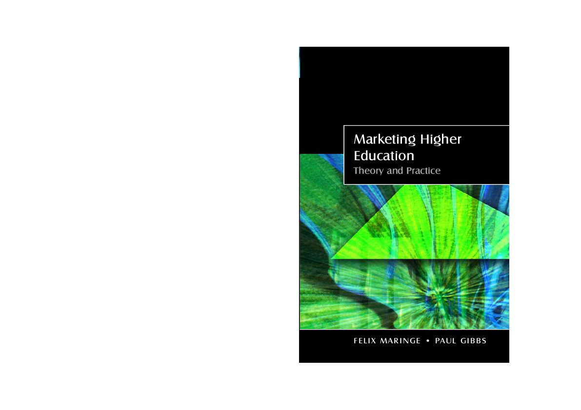 Marketing higher education theory and practice
