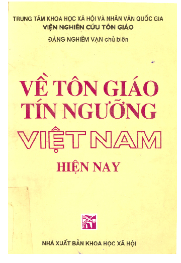 Về tôn giáo tín ngưỡng Việt Nam hiện nay