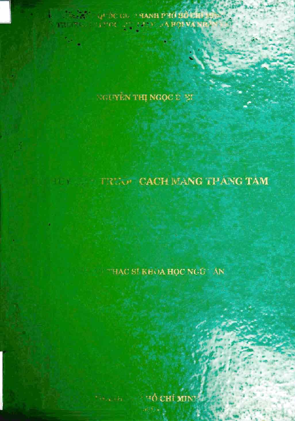 Thơ Huy Cận trước Cách mạng tháng Tám Luận văn Thạc sĩ 5.04.33