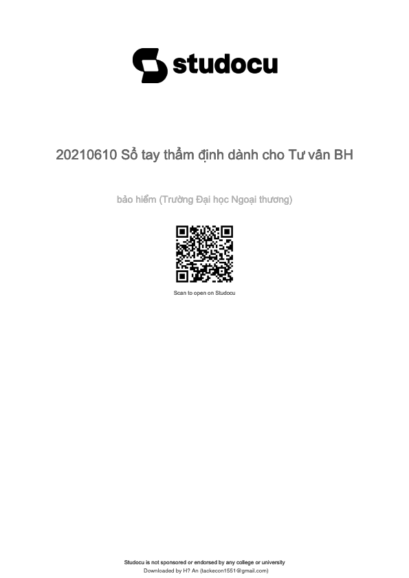 20210610 Sổ tay thẩm định dành cho Tư vấn BH