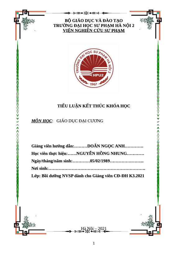 Bằng lí luận và thực tiễn giáo dục Anh Chị hãy chứng tỏ rằng Giáo dục giữ vai trò chủ đạo đối với sự hình thành và phát triển nhân cách, từ đó cho ý kiến của mình về các quan điểm không có giáo dục, nhân cách không hình thành và phát triển;