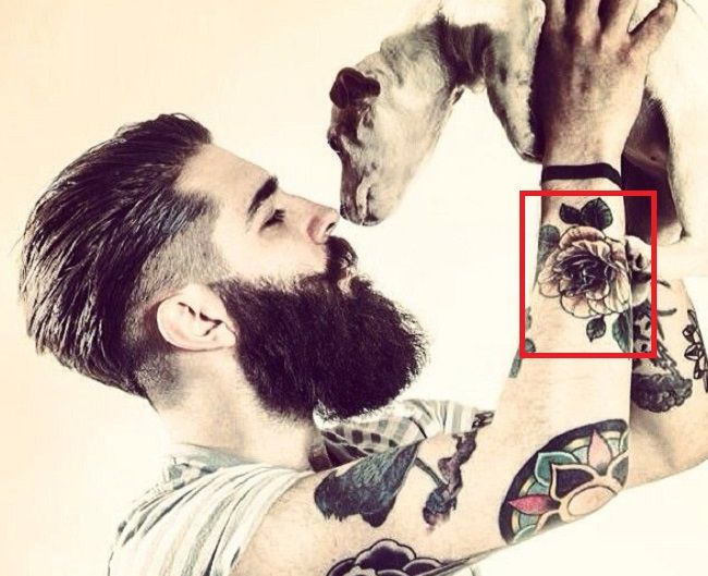 Chris John Millington-Yellow Rose- Tattoo