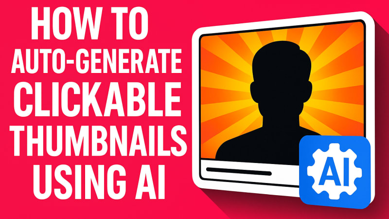 How to Auto-Generate Clickable Thumbnails Using AI