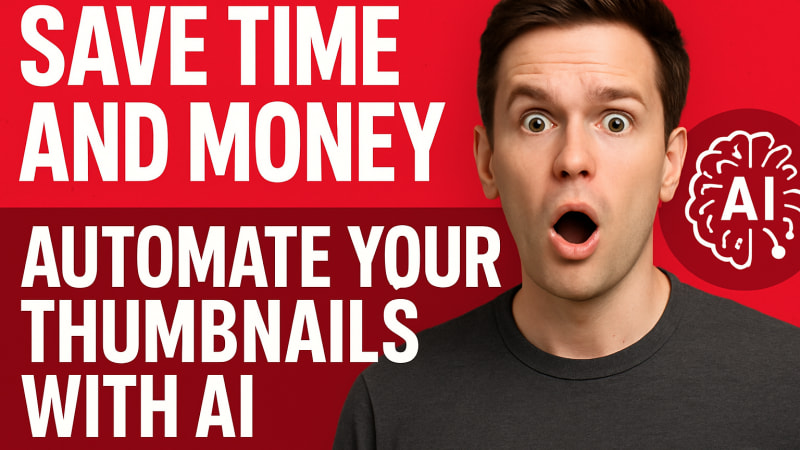 Save Time and Money: Automate Your Thumbnails with AI