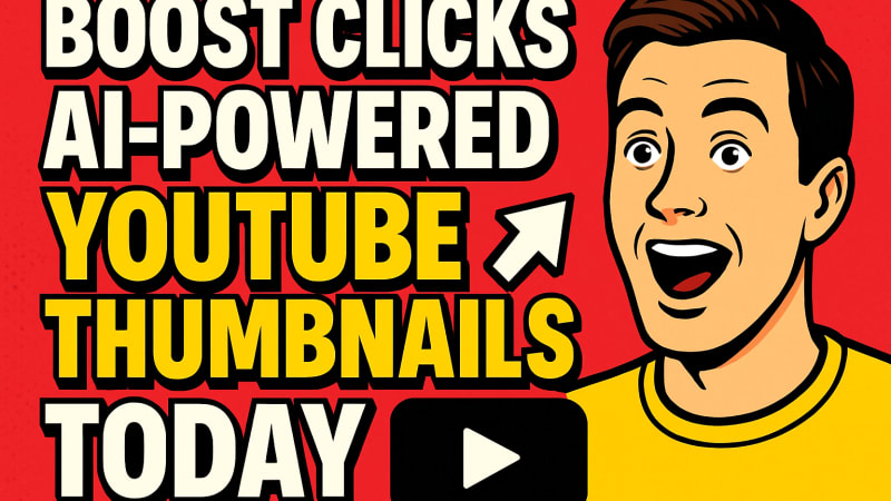 Boost Clicks with AI-Powered YouTube Thumbnails Today