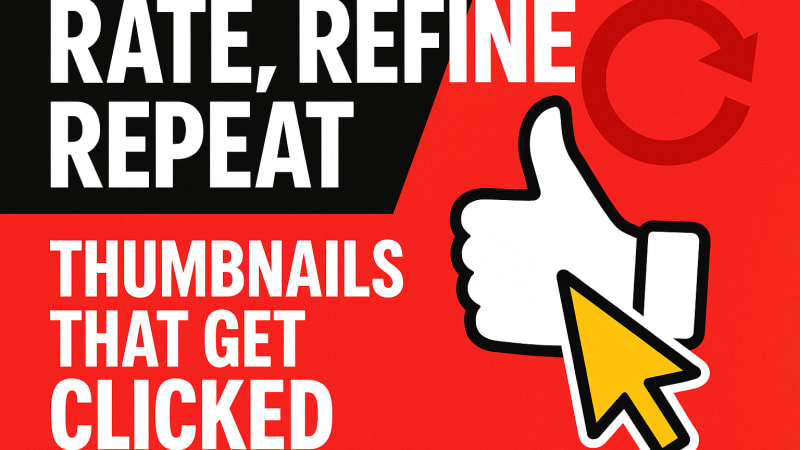 Rate, Refine, Repeat: Thumbnails That Get Clicked
