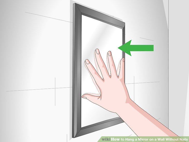 Image titled Hang a Mirror on a Wall Without Nails Step 5