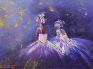 Ballerinas. 2016. Oil on canvas. 40x60 cm