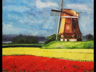 Holland mill. 2014. Canvas Oil. 40x50 cm