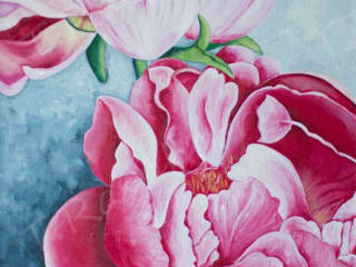 PEON-ROSES. 2014. 2 canvases Oil. 50x70 cm