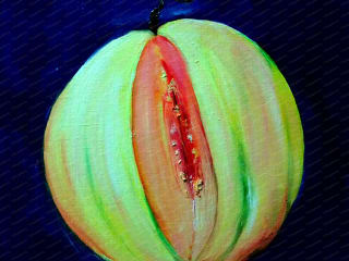 Melone. 2017. Canvas Oil. 40x30 cm