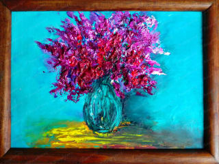 Buquet. 2016. frame Oil. 15x20 cm
