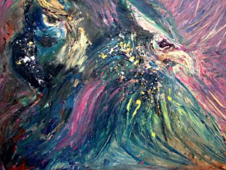 Falcon. 2016. Canvas Oil. 50x70 cm