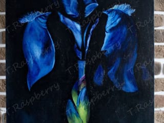 iris. 2014. Canvas Oil. 50x70 cm