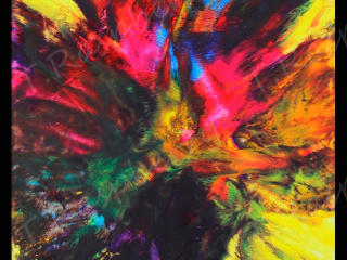 The theory of a small explosion. 2013. Canvas Acrylic. 25x25 cm