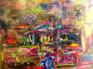 _. 2016. Canvas Glass Oil. 80x60 cm
