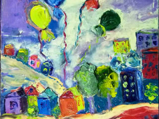 Happy birthday. 2013. Canvas Oil. 50x40 cm