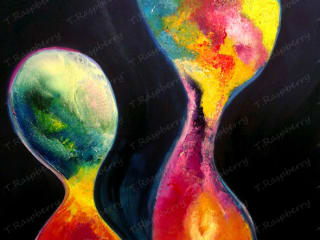 DIALOGUE. 2014. Canvas Oil. 90x70 cm