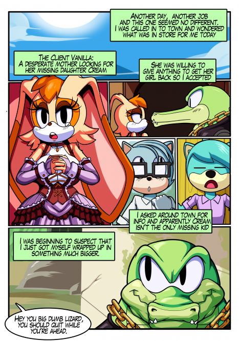 Chaotix Boom Porn comic Cartoon porn comics on Sonic the Hedgehog