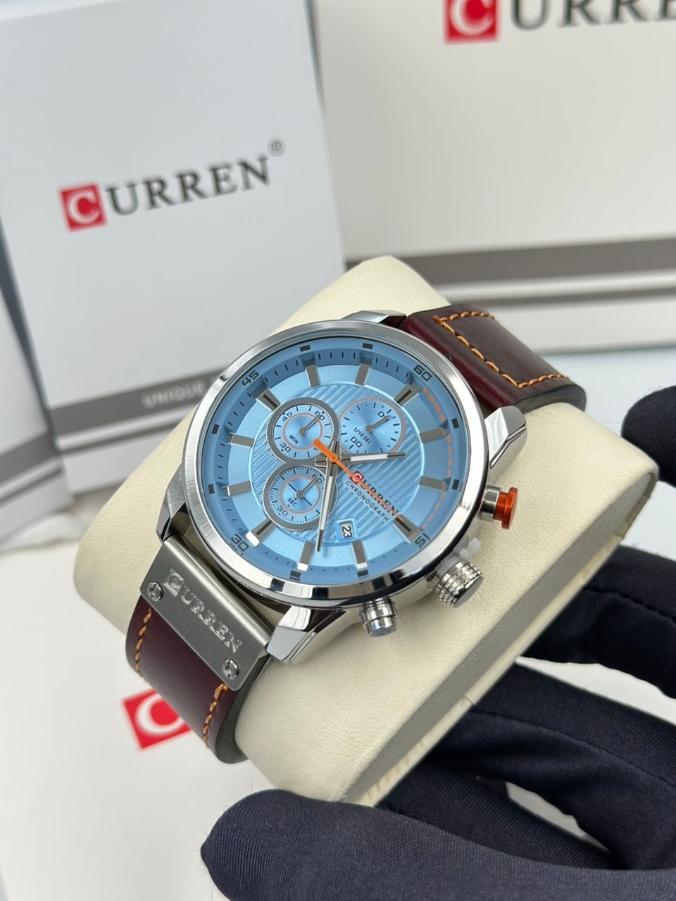 Montre Curren – Édition Cuir Marron
