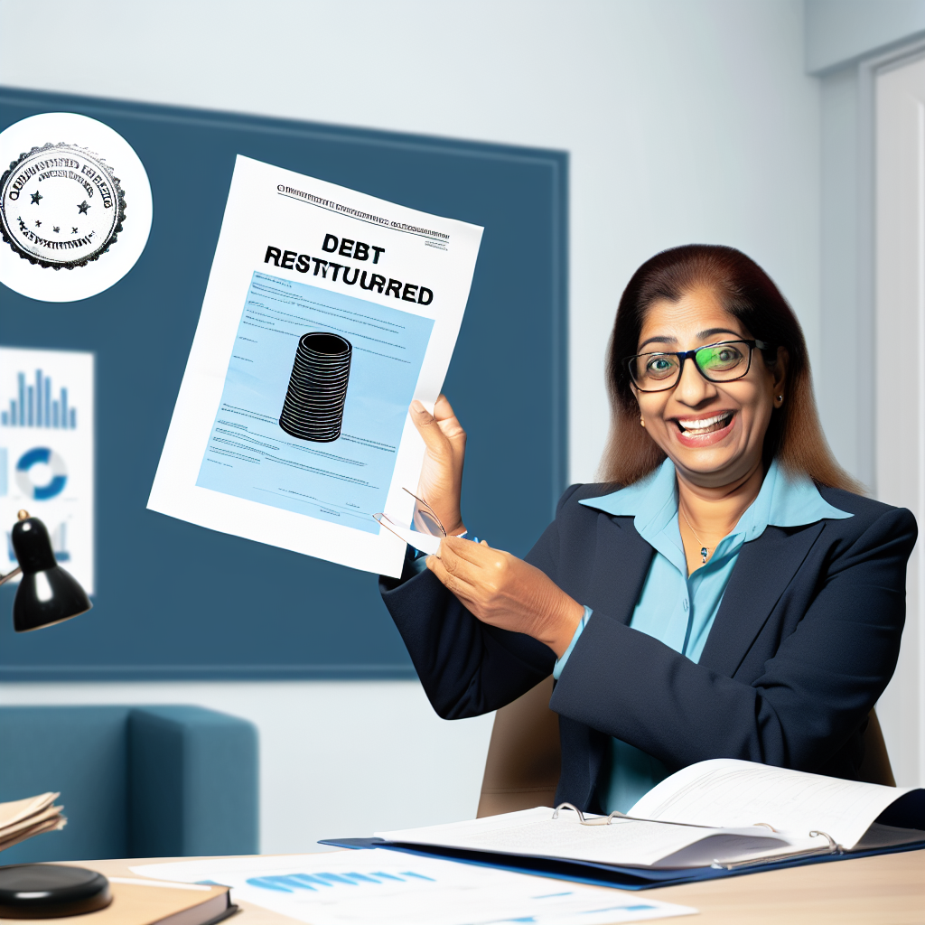 채무조정 일러스트