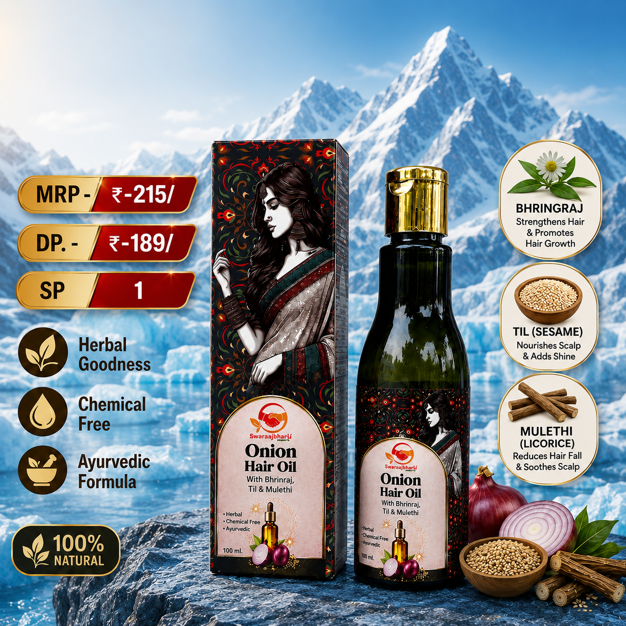 Onion hair oil