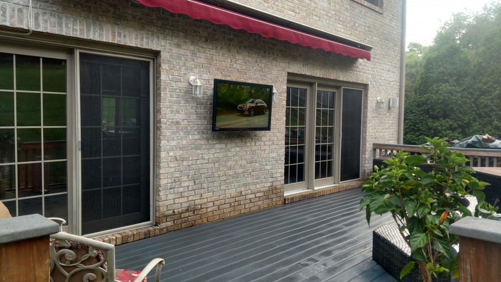 Outdoor TV Installation Cinemagic Automotive Electronics Pittsburgh