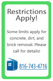 Special Restrictions Apply to Concrete Dirt and Brick Disposal