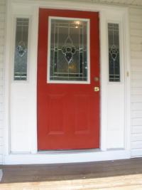 Jet Glass and Mirror - decorative glass entry door