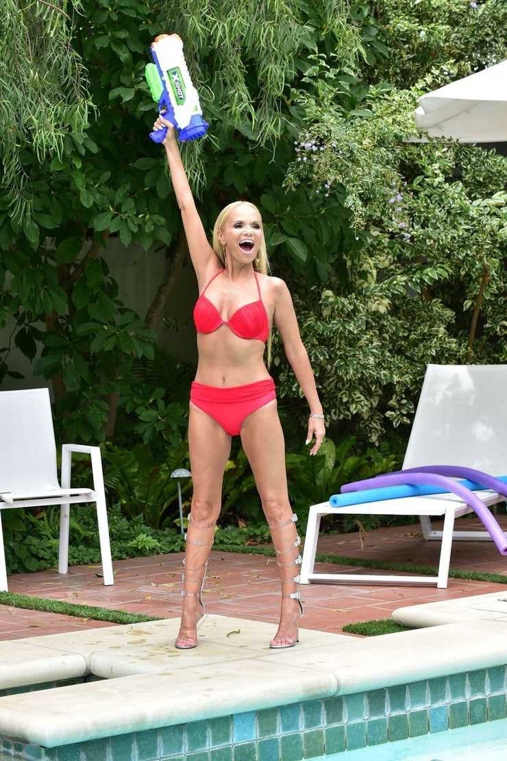 Kristin Chenoweth sexy red bikini