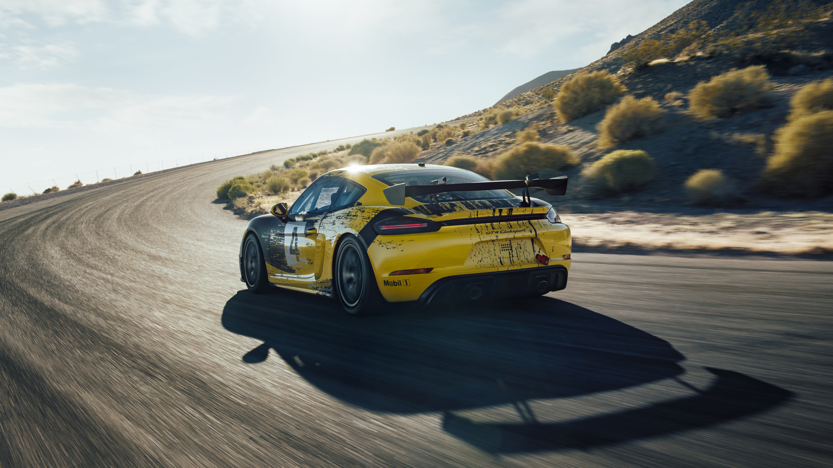 1/43 Porsche Cayman GT4 Clubsport テストカー Minichamps 1:43 Porsche 718 Cayman GT4 RS 2022 azzuro thetys