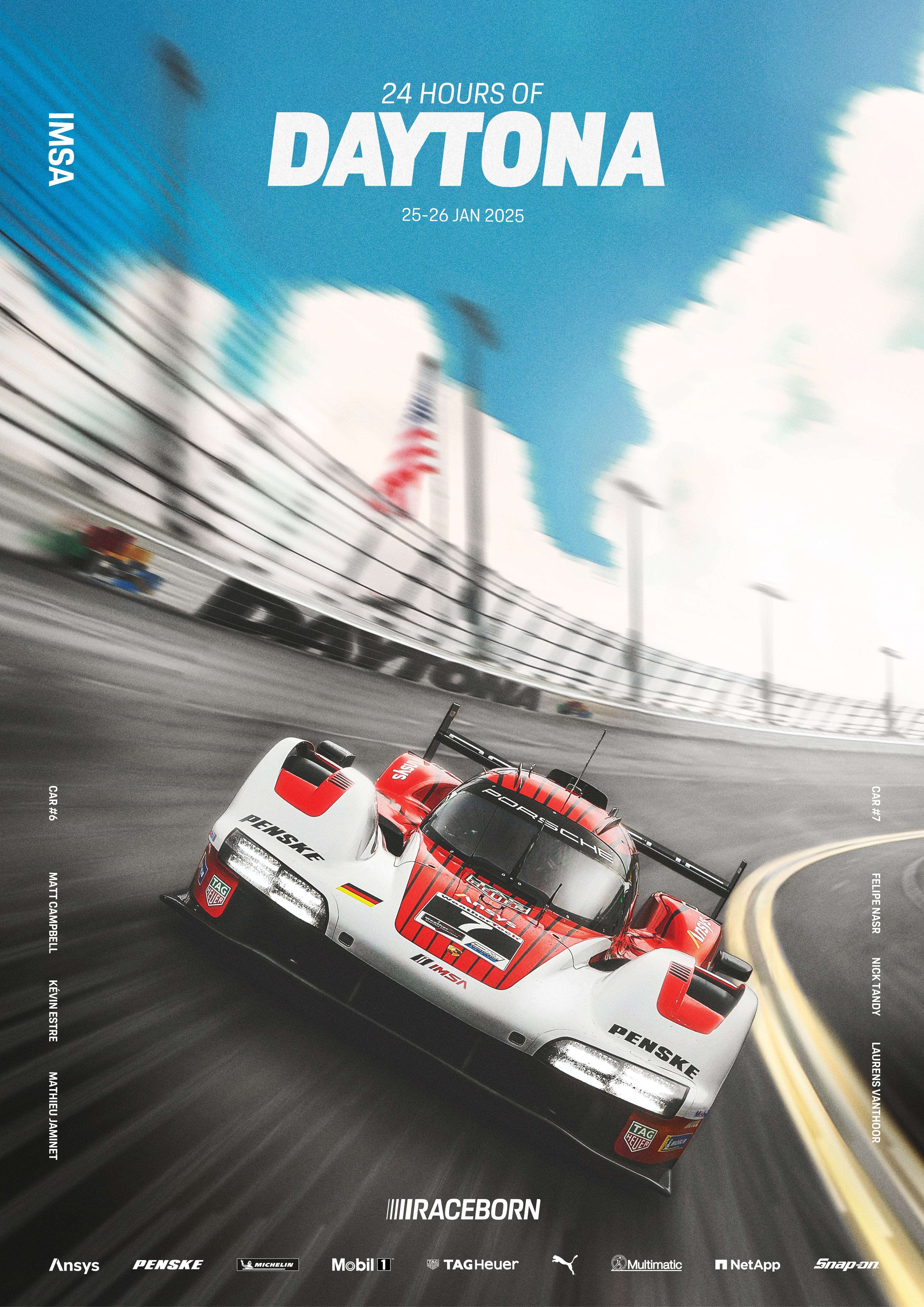 IMSA 2025 Race Posters