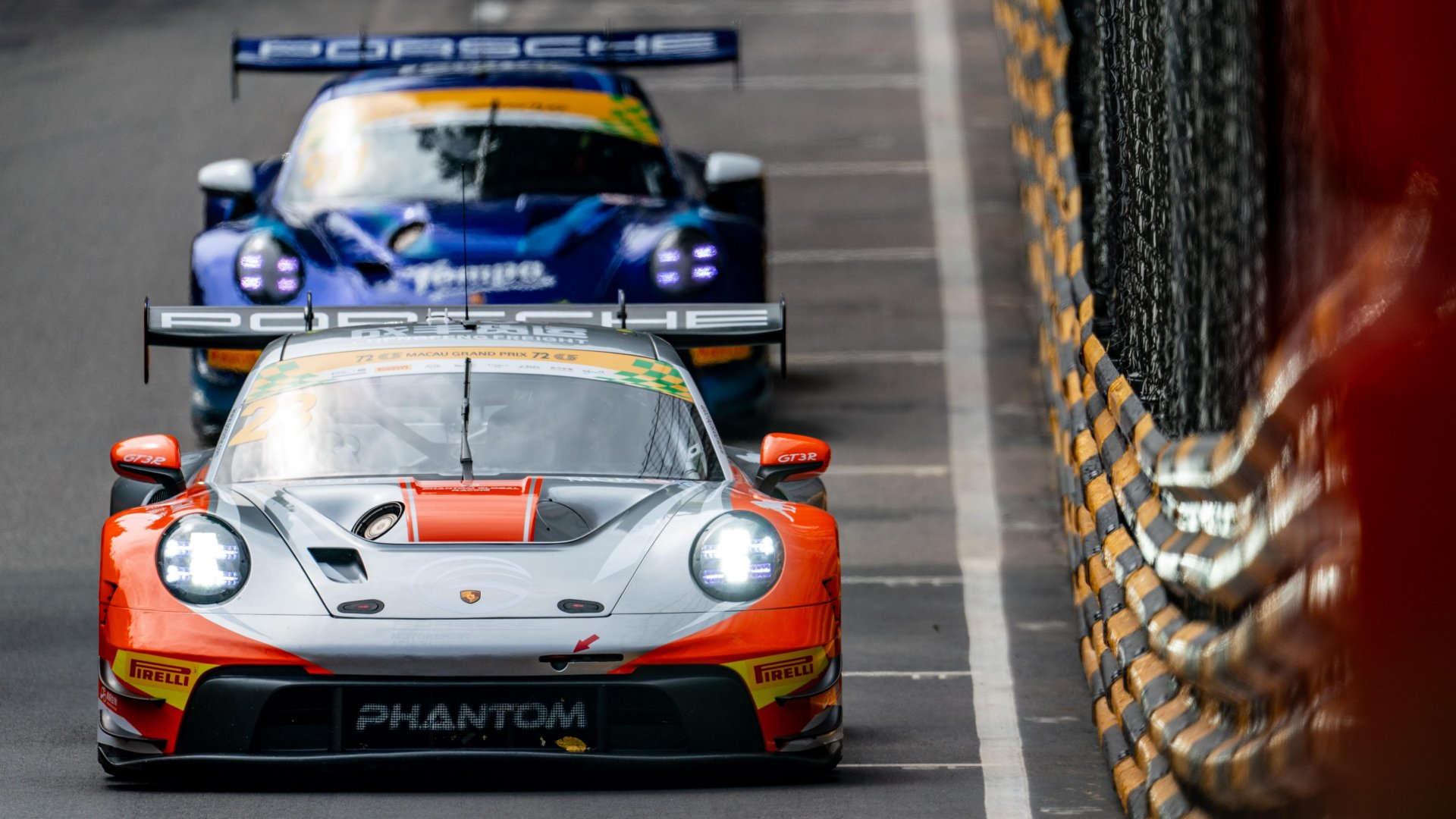 Spark 1:43 Porsche 911  992  GT3 R #99 6ème FIA GT World Cup Macau 2023 Vanthoor Sa283