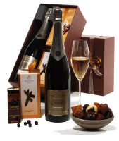 Champagne Lenoble & Godiva Chocolates Gift Box