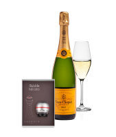 Champagne Veuve Clicquot & Bubble Indicator